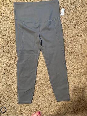 GAP High-Waist Cropped Leggings in Slate Gray